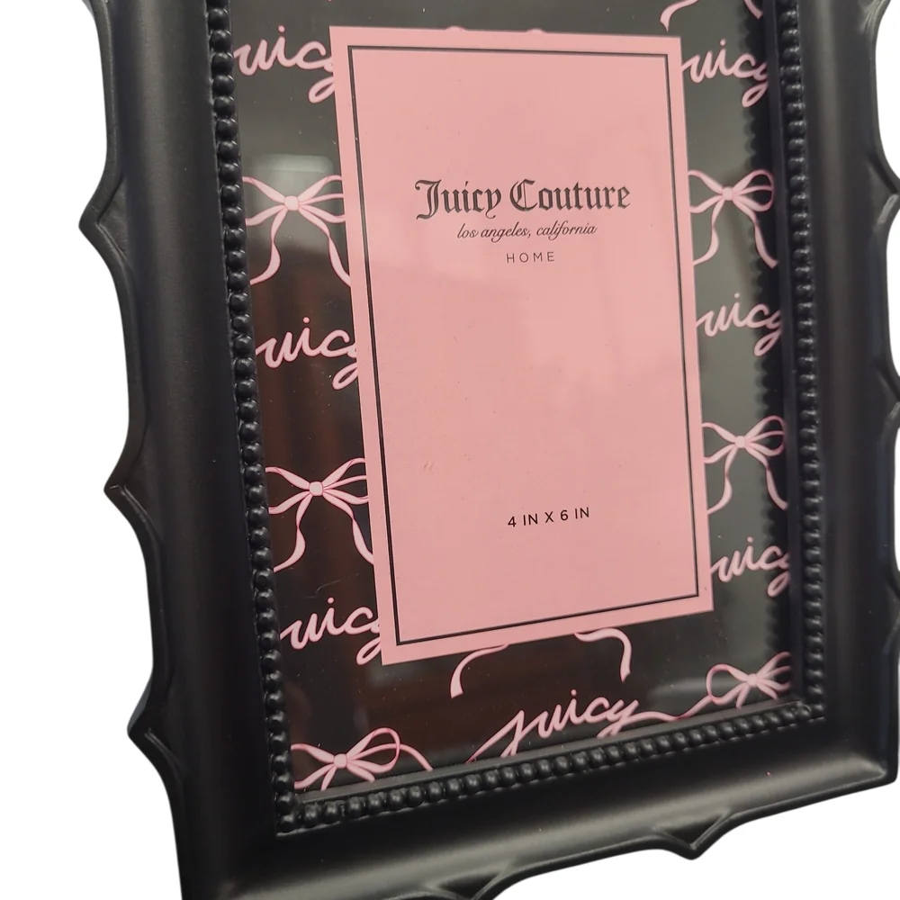 Juicy Couture Black Photo Frame - 4x6